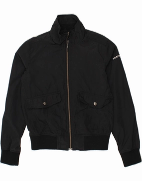Cozy Design WOOLRICH Boys Bomber Jacket 9-10 Years Black Polyester