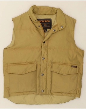 Loose-fit WOOLRICH Boys Padded Gilet 9-10 Years Beige Nylon