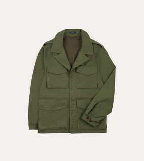 Olive Cotton D-43 Field Jacket Warm