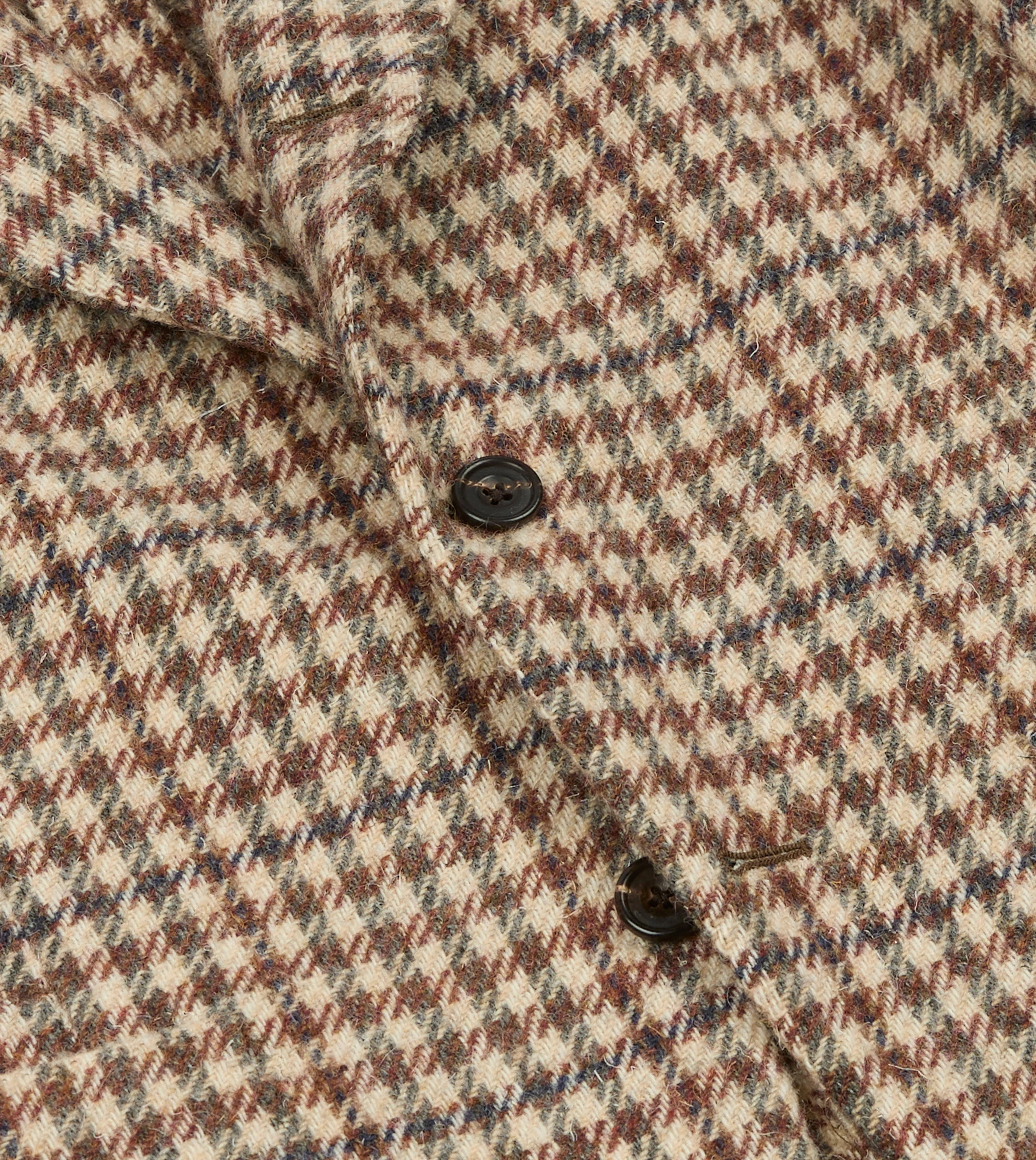 Modern Fit Sleek Tailoring Wear Ecru Gun Club Check Tweed Blazer