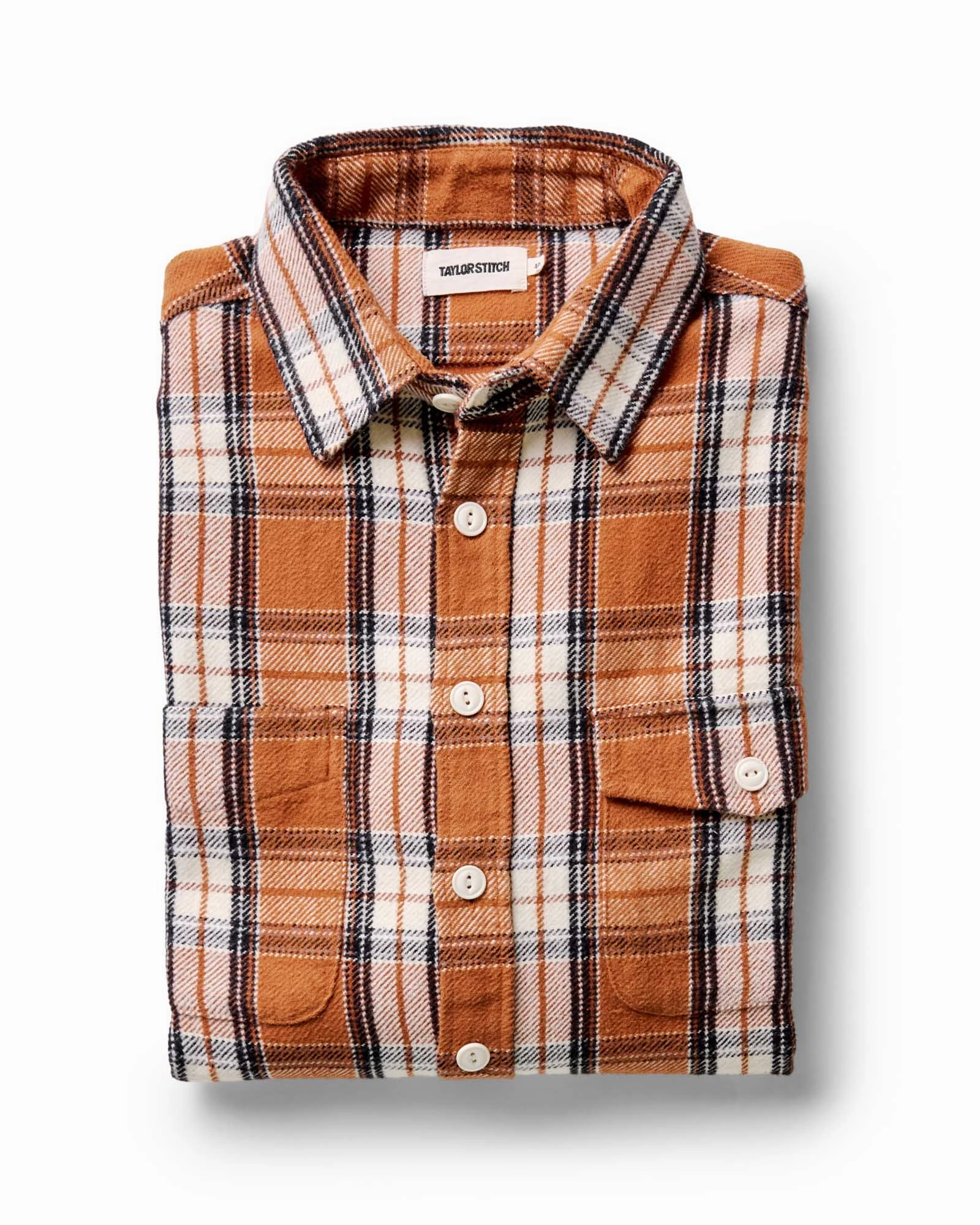 Versatile Clothing The Crater Shirt in Brick Plaid