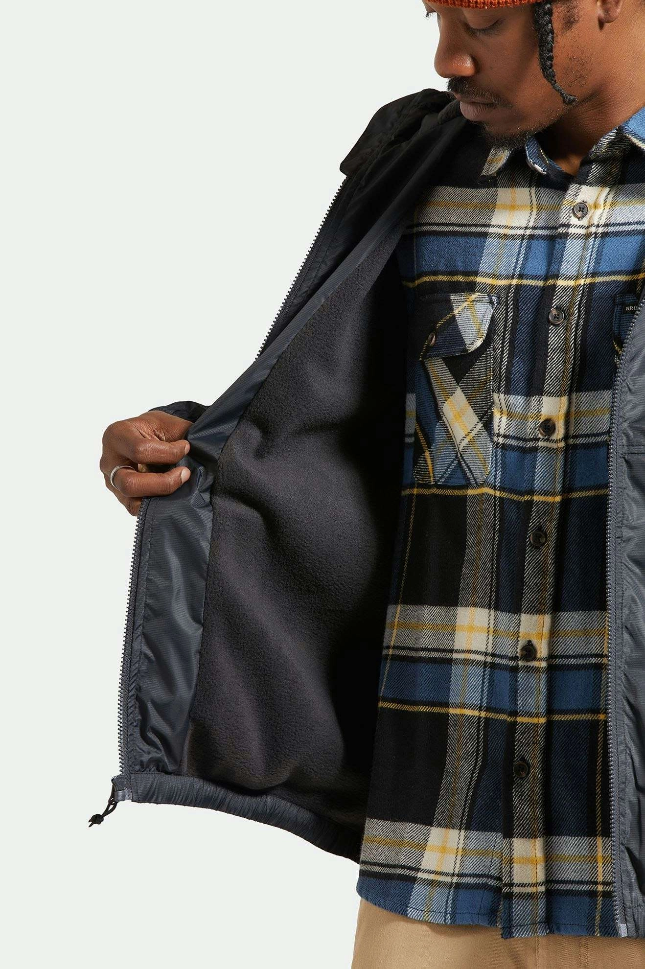 Visualize Claxton Parsons Arctic Fleece Lined Jacket - Black
