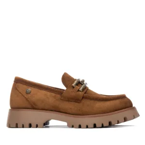 Xti Women's Suede Loafers Hook And Loop City Walk