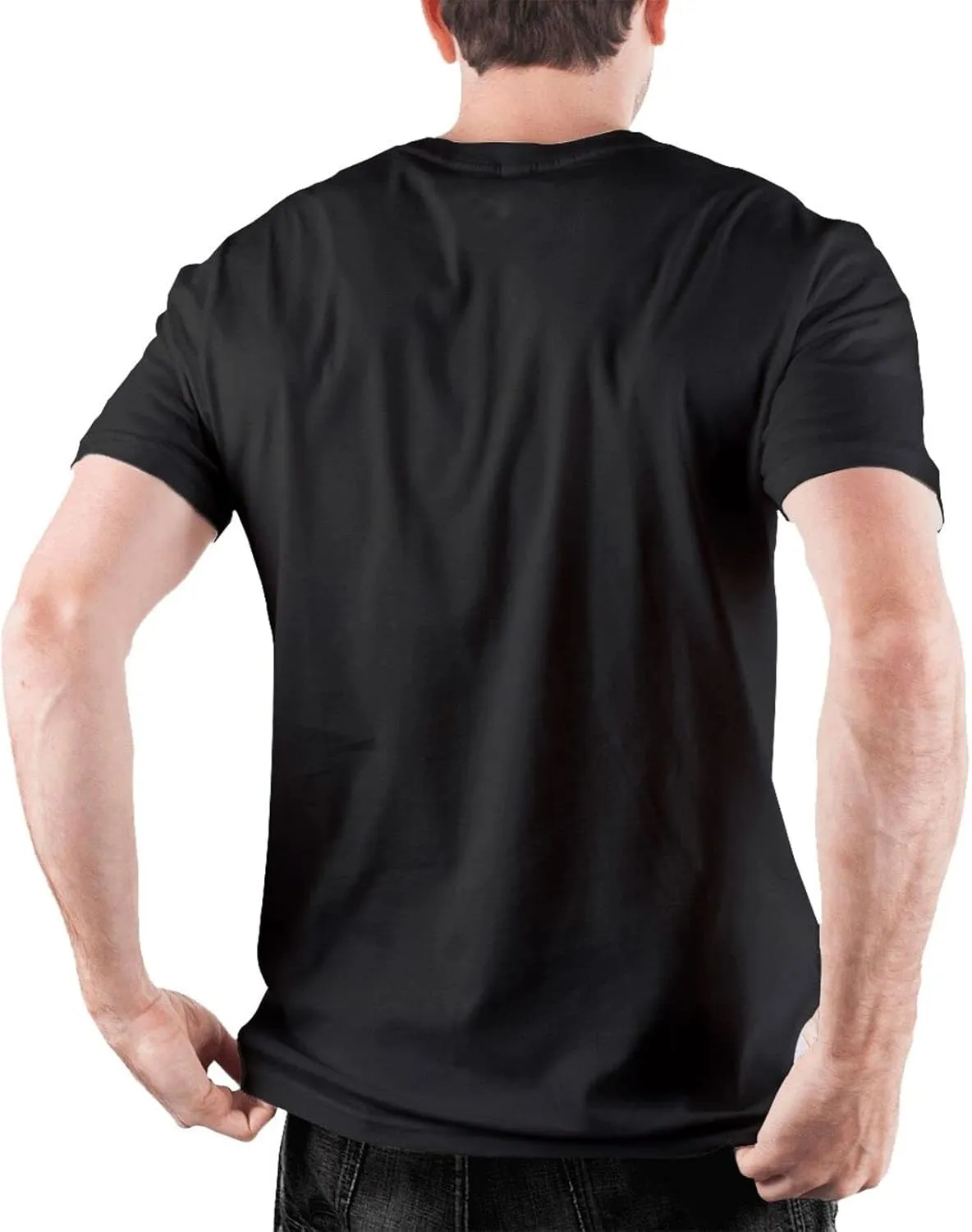 Youth Mens Short Sleeve T Shirts Vintage T Shirts Cotton Round Neck T-Shirt Tops Clothing for Men T-Shirts