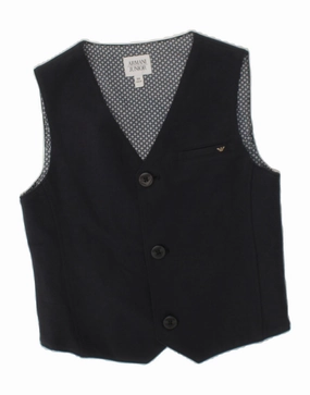 Display ARMANI JUNIOR Boys Waistcoat 7-8 Years Black