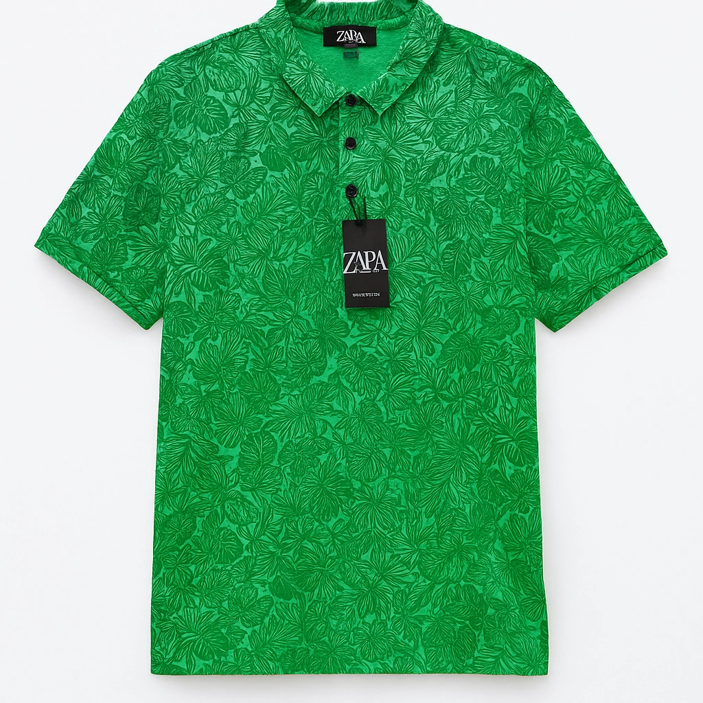 Zara Men Vintage Polo Easy Style