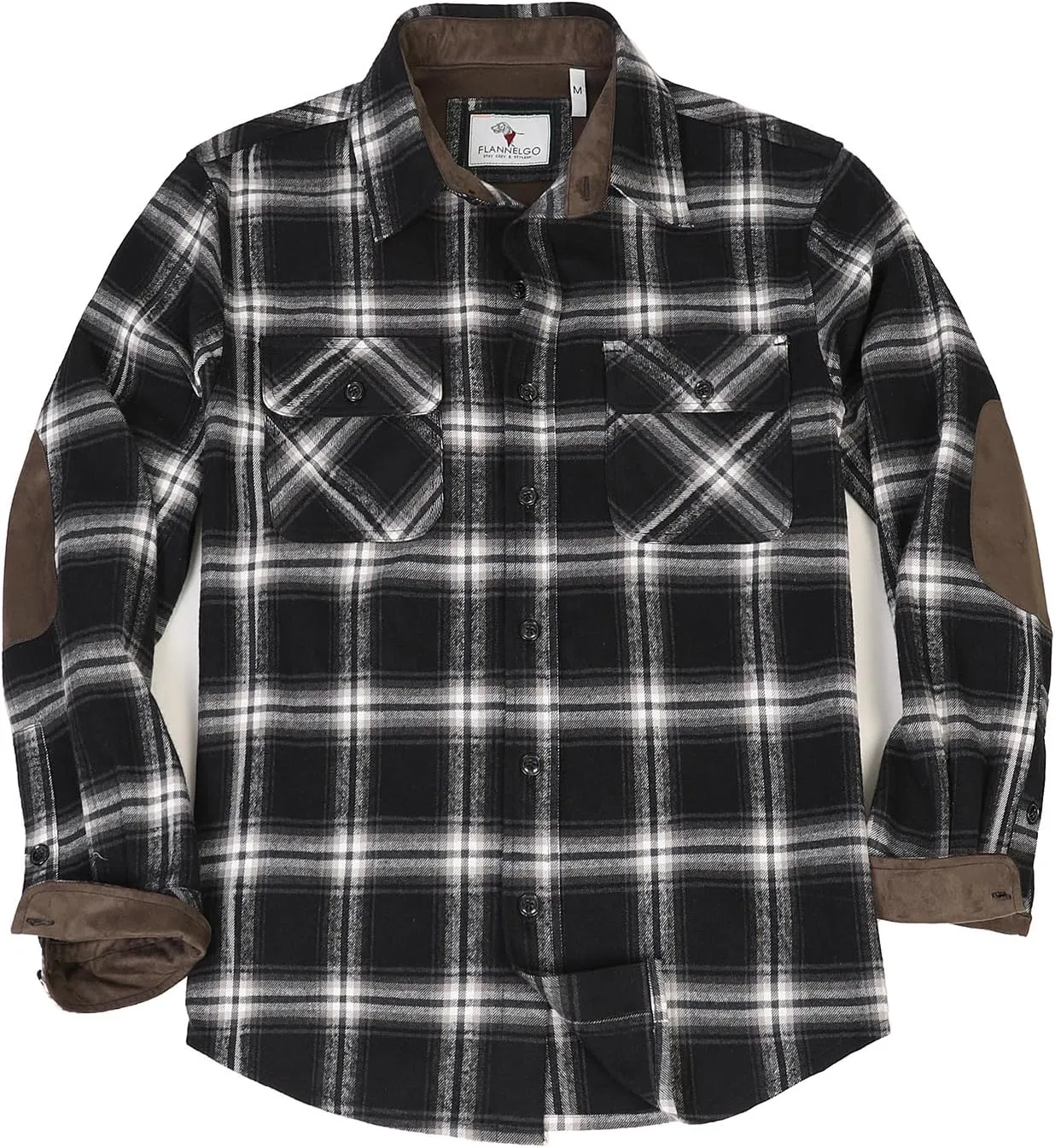 ZENTHACE Men's Rugged Burlyweight Performance Flannel Shirt,Outdoor Lumberjack Checkered Shirts