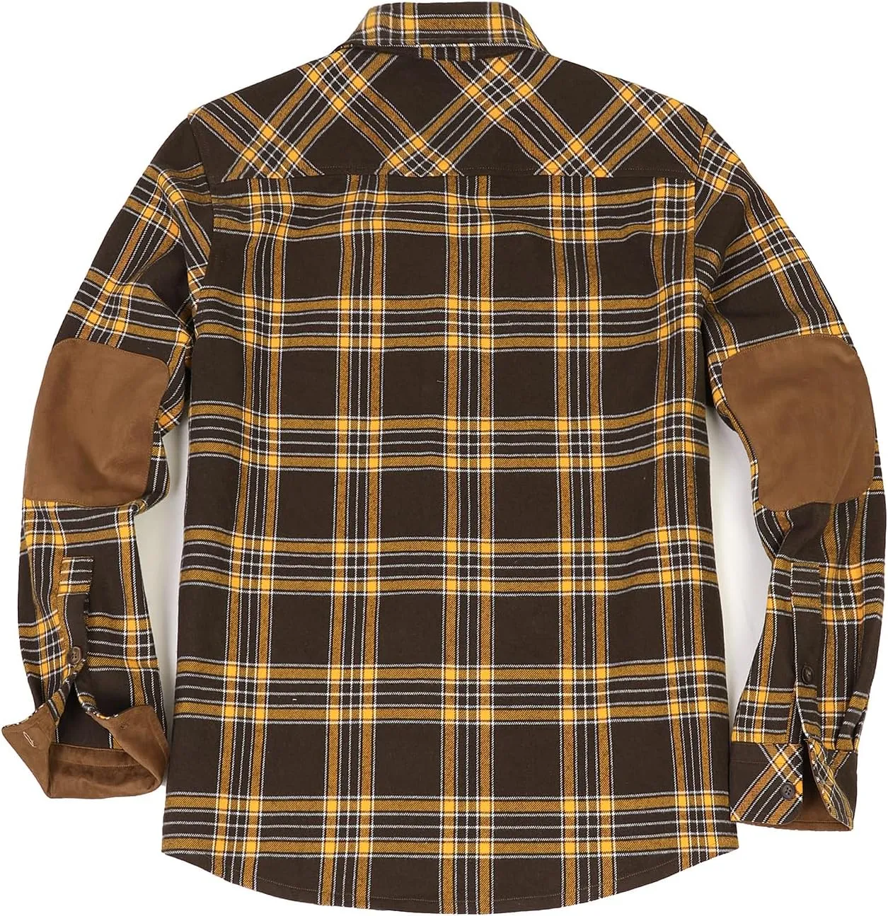 ZENTHACE Men's Rugged Burlyweight Performance Flannel Shirt,Outdoor Lumberjack Checkered Shirts