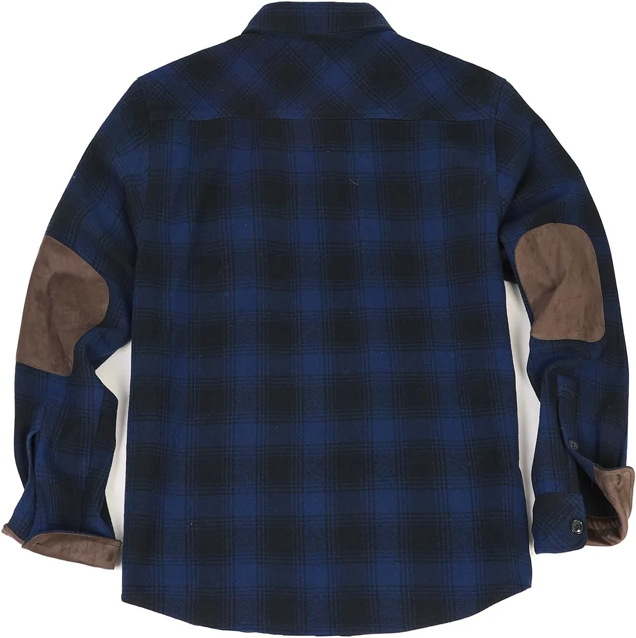 ZENTHACE Men's Rugged Burlyweight Performance Flannel Shirt,Outdoor Lumberjack Checkered Shirts