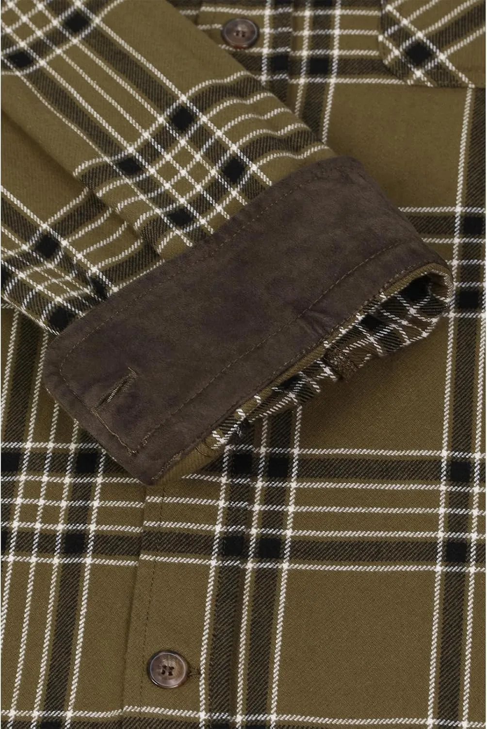 ZENTHACE Men's Rugged Burlyweight Performance Flannel Shirt,Outdoor Lumberjack Checkered Shirts