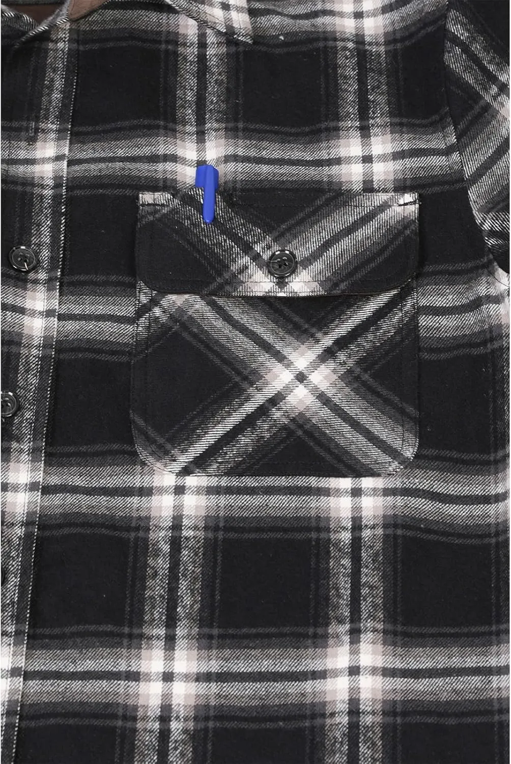 ZENTHACE Men's Rugged Burlyweight Performance Flannel Shirt,Outdoor Lumberjack Checkered Shirts