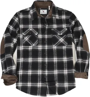 ZENTHACE Men's Rugged Burlyweight Performance Flannel Shirt,Outdoor Lumberjack Checkered Shirts