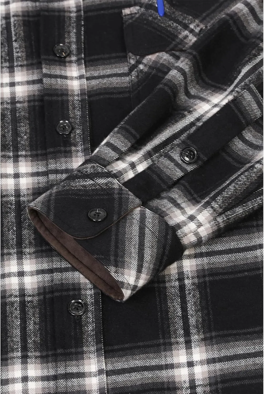ZENTHACE Men's Rugged Burlyweight Performance Flannel Shirt,Outdoor Lumberjack Checkered Shirts