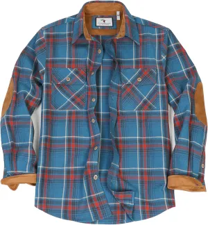 ZENTHACE Men's Rugged Burlyweight Performance Flannel Shirt,Outdoor Lumberjack Checkered Shirts