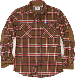 ZENTHACE Men's Rugged Burlyweight Performance Flannel Shirt,Outdoor Lumberjack Checkered Shirts
