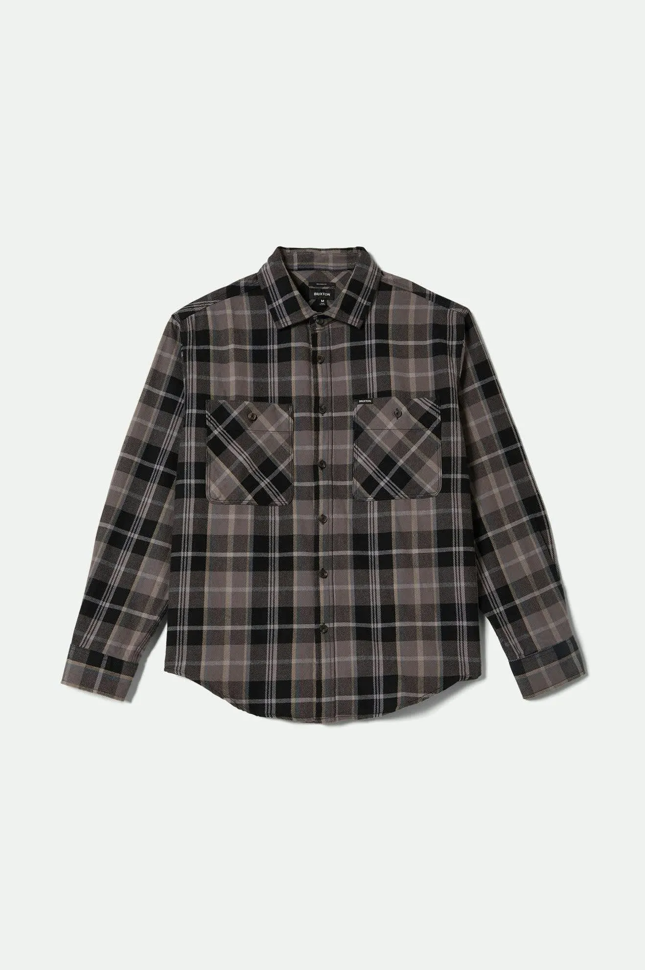 Mountain Retreat Vintage Wash Flannel - Black/Charcoal Beige/Slate