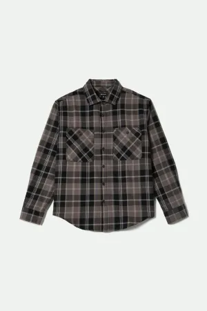 Mountain Retreat Vintage Wash Flannel - Black/Charcoal Beige/Slate