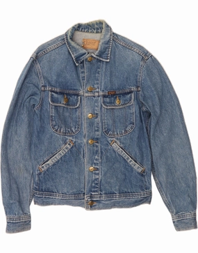 RIFLE Boys Denim Jacket 14-15 Years Blue Base-layer